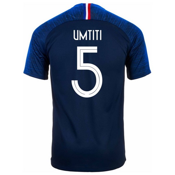 Camiseta Francia 1ª Umtiti 2018 Azul